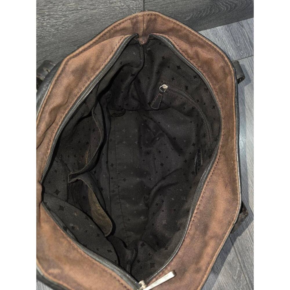 FOSSIL HUNTER SHOPPER TOTE BLACK LEATHER Bag B000760 - Picture 11 of 16